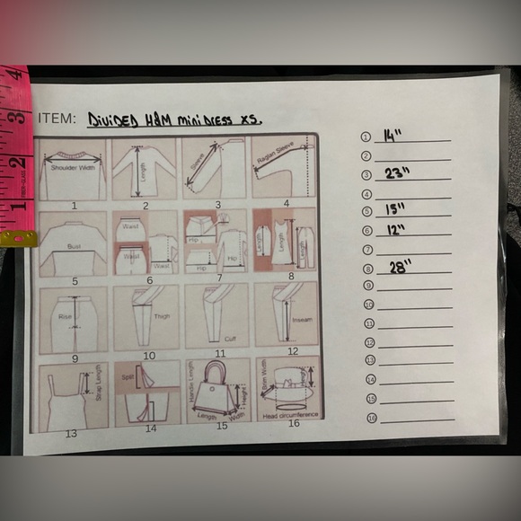 🔮 DIVIDED H&M 🔮 black mini dress - Picture 7 of 7